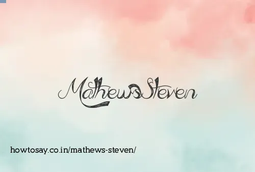 Mathews Steven