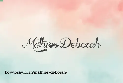 Mathies Deborah