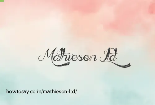 Mathieson Ltd