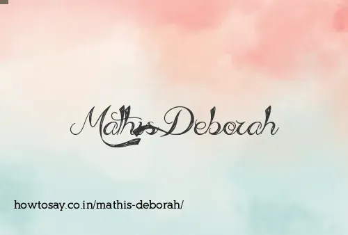 Mathis Deborah