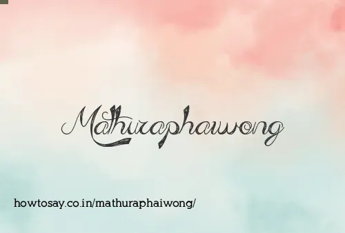 Mathuraphaiwong