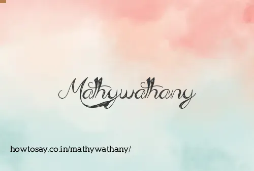 Mathywathany