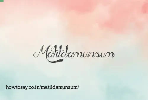 Matildamunsum