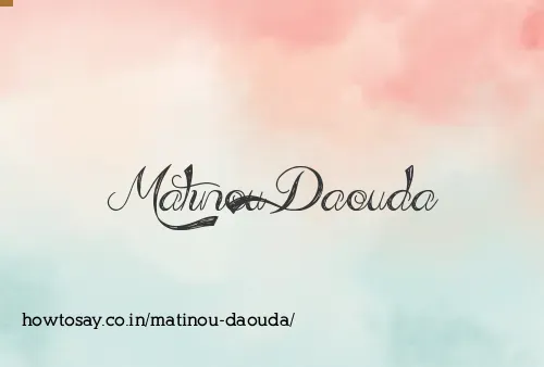 Matinou Daouda