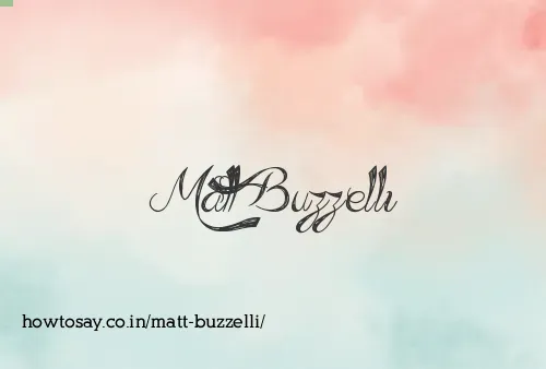 Matt Buzzelli