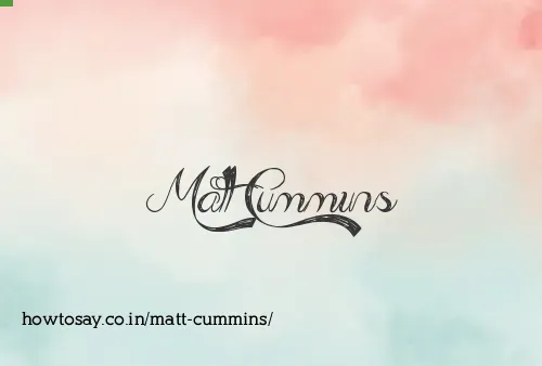 Matt Cummins