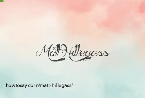 Matt Hillegass