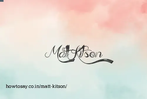 Matt Kitson