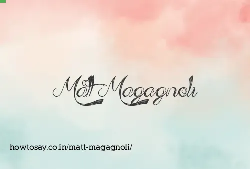 Matt Magagnoli