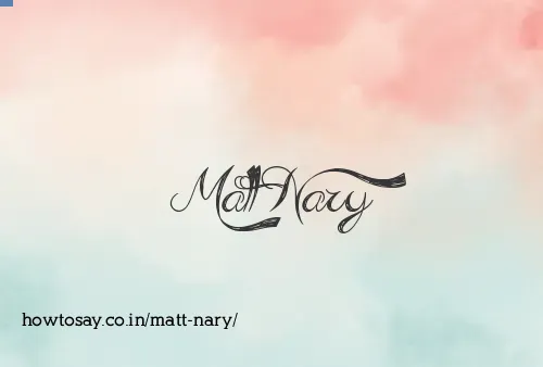 Matt Nary