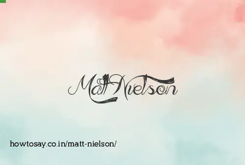Matt Nielson