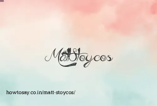 Matt Stoycos
