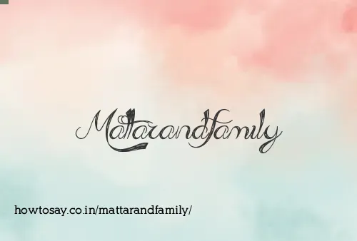 Mattarandfamily