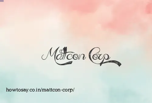 Mattcon Corp