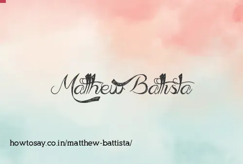 Matthew Battista