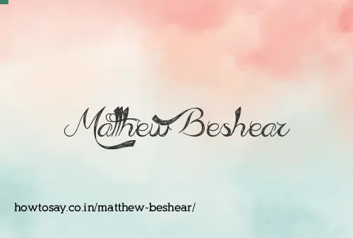 Matthew Beshear