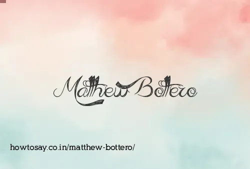 Matthew Bottero