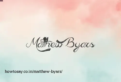 Matthew Byars