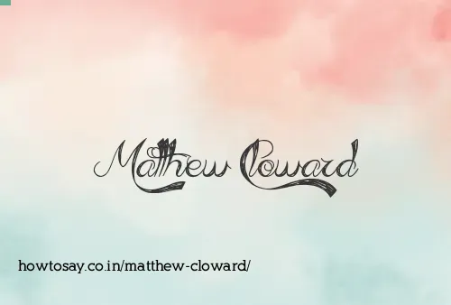 Matthew Cloward
