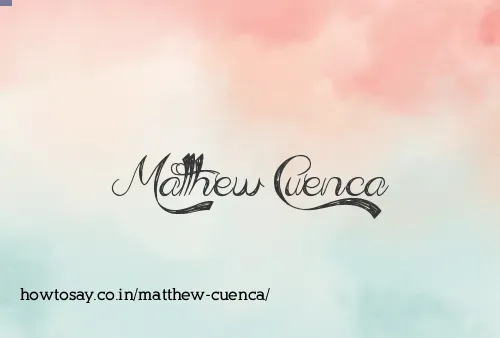Matthew Cuenca