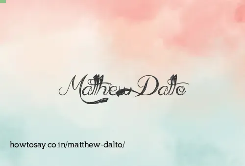 Matthew Dalto