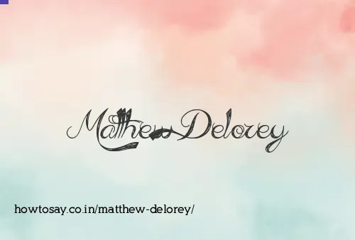 Matthew Delorey