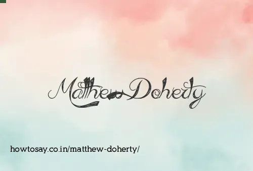 Matthew Doherty