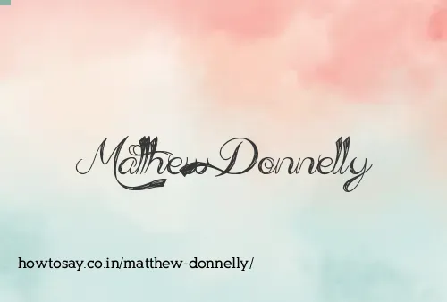 Matthew Donnelly