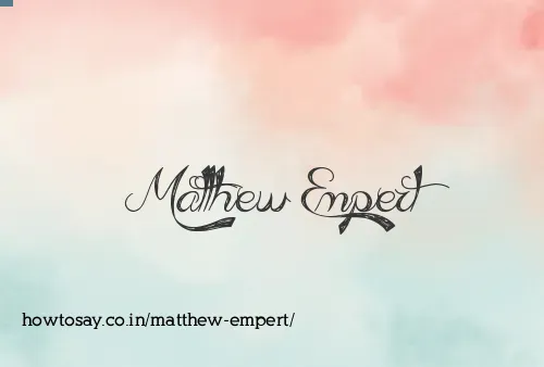 Matthew Empert