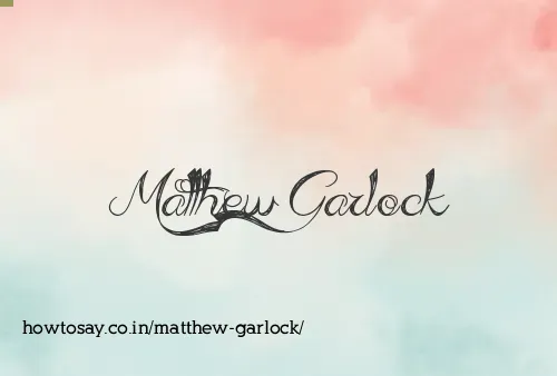 Matthew Garlock