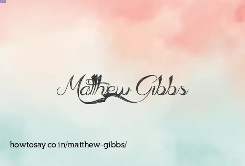 Matthew Gibbs