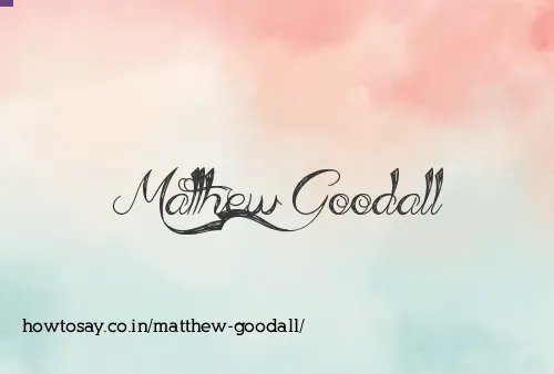 Matthew Goodall