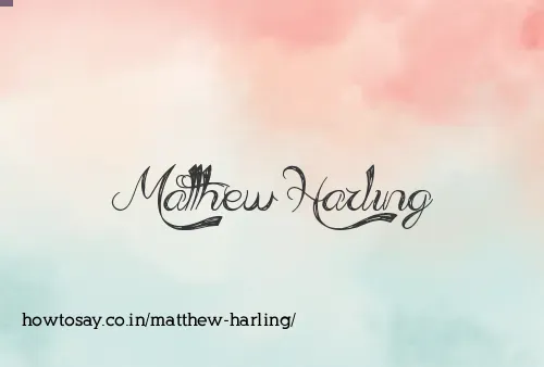 Matthew Harling