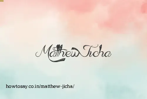 Matthew Jicha