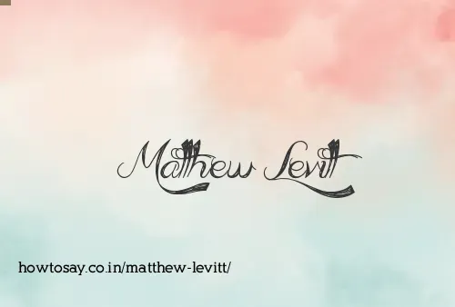 Matthew Levitt