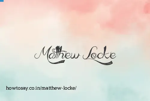Matthew Locke