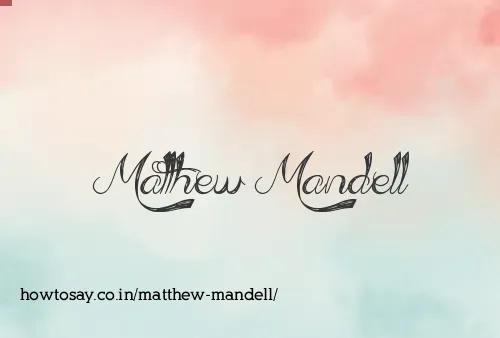 Matthew Mandell