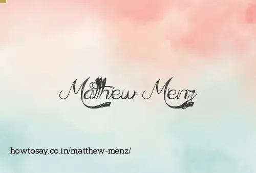 Matthew Menz