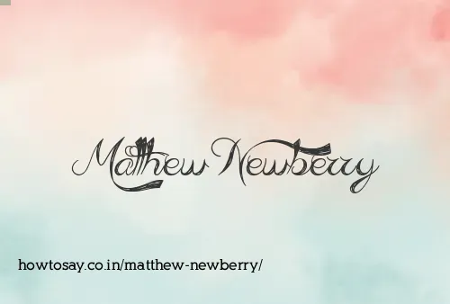 Matthew Newberry