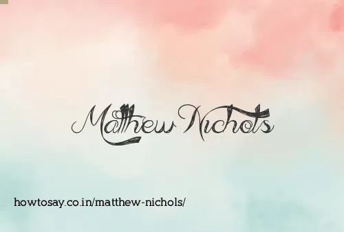 Matthew Nichols
