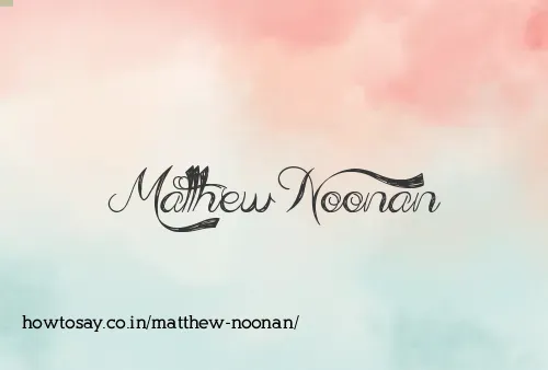 Matthew Noonan