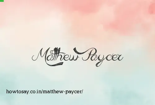 Matthew Paycer