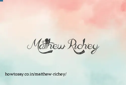 Matthew Richey