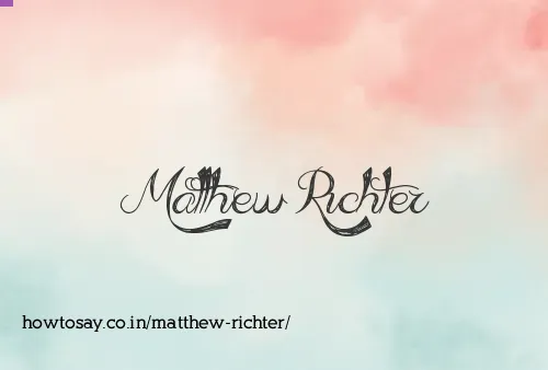 Matthew Richter