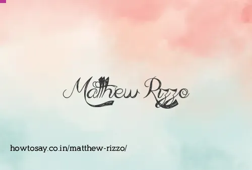 Matthew Rizzo