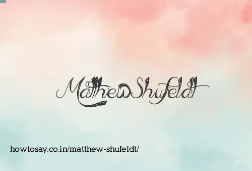 Matthew Shufeldt
