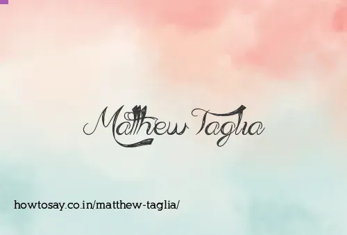 Matthew Taglia