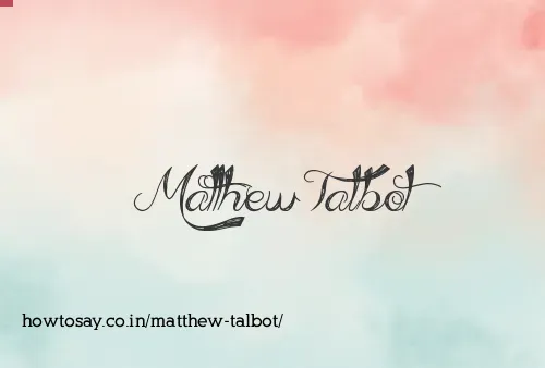 Matthew Talbot