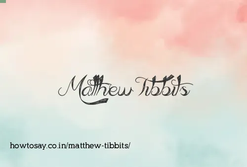 Matthew Tibbits