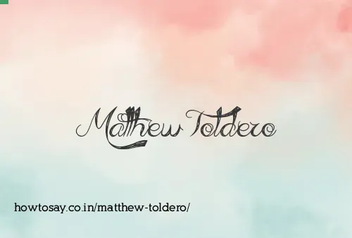 Matthew Toldero